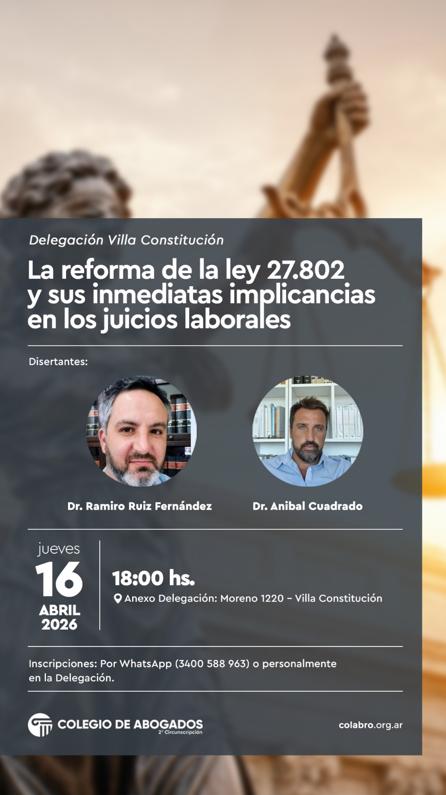  DELEGACION VILLA CONSTITUCIÓN:  